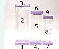 Arosabase 100x60x17mm lilatwist