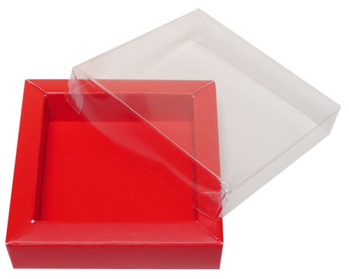 Windowbox 66x66x19mm strawberry
