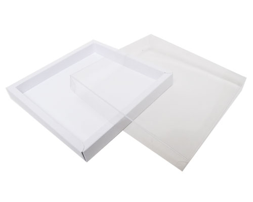 Windowbox 175x175x24mm Duo mat-white/shiny-white