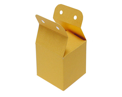 Cubebox handle mini 50x50x50mm goldyellow