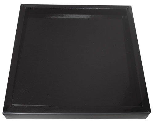 Windowbox 166x166x19mm noir laque