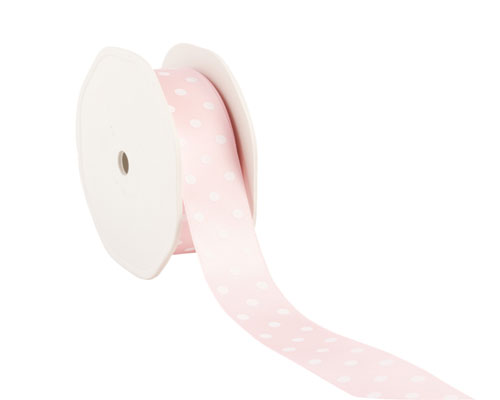 Ribbon dots 23mm/20mtr. col.50 light pink