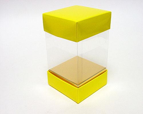 Skylinebox L80xW80xH130mm exterior Jaune Laqué