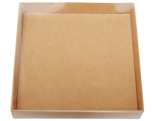 Windowbox carre small 110x110x19mm kraft