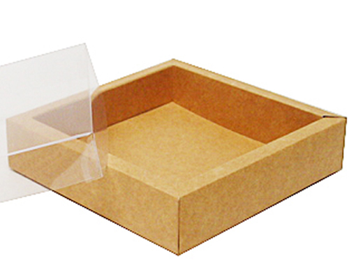 Windowbox120x120x30mm  kraft-brown