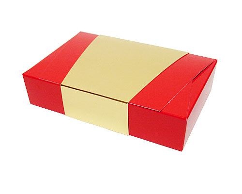 Ballotin enveloppe 184x117x35mm rouge laque