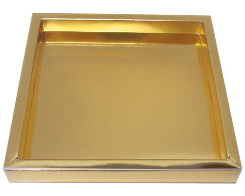 Windowbox 166x166x19mm goldshine