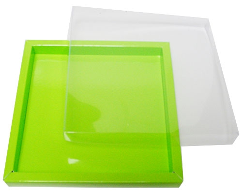 Windowbox 166x166x19mm vert pomme laque